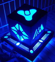 Load image into Gallery viewer, Destined Gamer Inspired LED lantern with base light - Outlet powered with usb cable/plug and remote