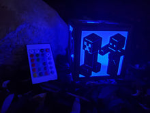 Load image into Gallery viewer, Creeper Miner Inspired Color changing lantern light box