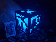Load image into Gallery viewer, Creeper Miner Inspired Color changing lantern light box