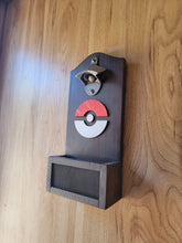 Load image into Gallery viewer, Pokemon Inspired Wall mounted bottle opener with cap catcher