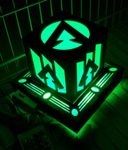 Load image into Gallery viewer, Apex Legends Inspired led lantern with base light - Outlet powered with USB cable/plug and remote