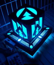 Load image into Gallery viewer, Apex Legends Inspired led lantern with base light - Outlet powered with USB cable/plug and remote