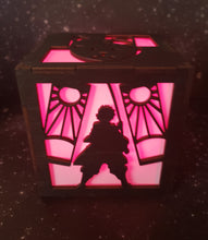 Load image into Gallery viewer, Demon Slayer inspired Color LED Lantern Kimetsu no Yaiba Tanjiro Nezuko Zenitsu Inosuke