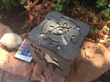 Load image into Gallery viewer, Zelda Breath of The Wild Divine Beast Inspired Lantern - BOTW Sheikah Eye, Medoh, Naboris, Rudania, Ruta - Battery operated remote control