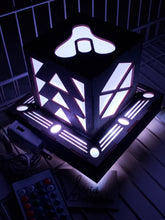 Load image into Gallery viewer, Destined Gamer Inspired LED lantern with base light - Outlet powered with usb cable/plug and remote