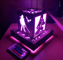 Load image into Gallery viewer, Legend of Zelda Inspired- Link's Companions Color Changing Lantern with Outlet powered Base