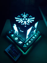 Load image into Gallery viewer, Legend of Zelda Inspired- Link's Companions Color Changing Lantern with Outlet powered Base