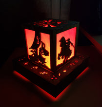 Load image into Gallery viewer, Legend of Zelda Inspired- Link's Companions Color Changing Lantern with Outlet powered Base