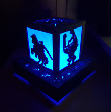 Load image into Gallery viewer, Legend of Zelda Inspired- Link's Companions Color Changing Lantern with Outlet powered Base