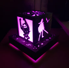 Load image into Gallery viewer, Legend of Zelda Inspired- Link's Companions Color Changing Lantern with Outlet powered Base