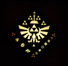 Load image into Gallery viewer, Legend of Zelda Inspired- Link's Companions Color Changing Lantern with Outlet powered Base