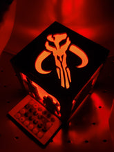 Load image into Gallery viewer, Mandalore wars Inspired Lantern - battery led with remote control - now with Baby Yod