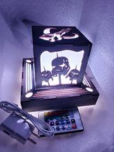Load image into Gallery viewer, Mandalore wars Inspired Lantern - outlet powered led with remote control - now with Baby Yod