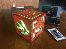 Load image into Gallery viewer, Mario Inspired Lantern- Mario and friends Bowser, Peach, Boo, Mario Color Changing Lantern