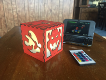 Load image into Gallery viewer, Mario Inspired Lantern- Mario and friends Bowser, Peach, Boo, Mario Color Changing Lantern