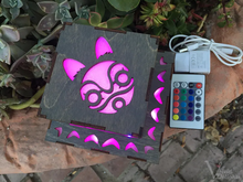 Load image into Gallery viewer, Totoro, Ponyo, No Face, Princess Mononoke, Kiki's Delivery Service- fan made Color Changing Lantern with outlet powered base
