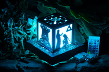 Load image into Gallery viewer, Zelda Breath of the Wild- Link Adventures inspired Color Changing Lantern with wall powered base
