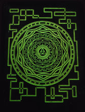 Load image into Gallery viewer, Legend of Zelda Twilight Princess Inspired GLOW in the DARK Mirror of Twlight engraved wood plaque
